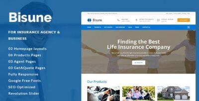 Bisune - Insurance Agency & Business HTML5 Template