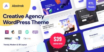 Abstrak - Agency & Portfolio Theme