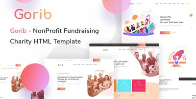 Gorib - Fundraising & Chairty HTML Template