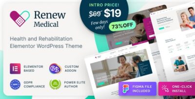 Renew Medical - Physiotherapy & Rehabilitation Clinic Medical WordPress Theme