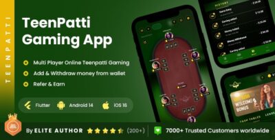 2 App Template Online TeenPatti Card Game App Card Game Mobile App TeenPatti