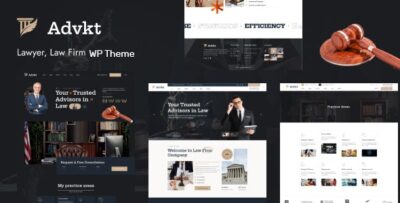 Advkt - Lawyer Attorney & Law Firm WordPress Theme