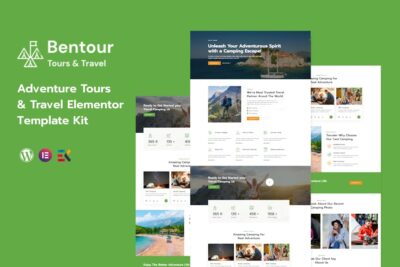 Bentour - Travel & Tour Booking Elementor Template Kit