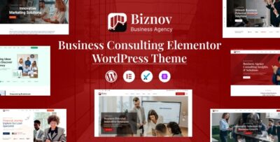 Biznov - Business Consulting Elementor WordPress Theme