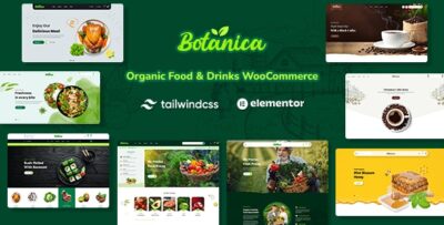 Botanica - Food & Drinks Tailwind CSS WooCommerce Theme