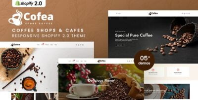 Cofea - Coffee Shops & Cafes Shopify 2.0 Theme