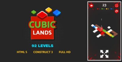 Cubic Lands - HTML5 Game (Construct3)