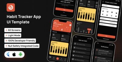 DailyMinder UI Template Flutter Habit Tracker & Routine Planner App