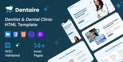 Dentaire - Dentist & Dental Clinic HTML Template