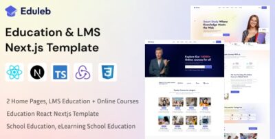 Eduleb - Education & LMS Next.js Template