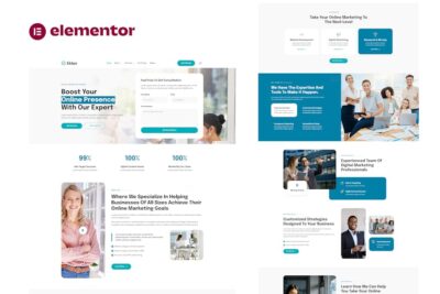 Eklan - Digital Marketing Agency Elementor Template Kit