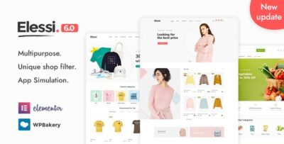 Elessi - WooCommerce AJAX WordPress Theme - RTL support v6.1.3