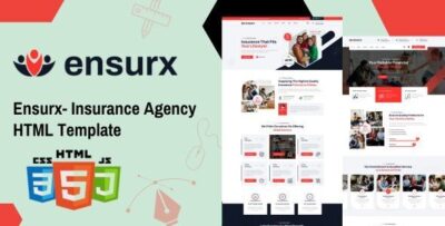 Ensurx - Insurance Corporate & business Agency Company HTML Template