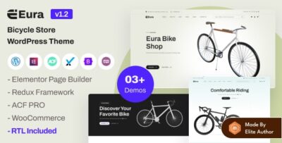 Eura - Bike Shop Elementor WordPress Theme