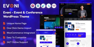 Eveni - Event & Conference WordPress Theme