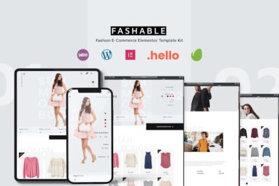 Fashable - Stylist eCommerce Elementor Template Kit