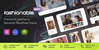 Fashionable - Clothing & Apparel WooCommerce WordPress Theme v1.0.6