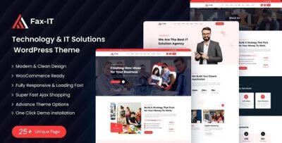 Fax-IT - Technology & IT Solutions WordPress Theme