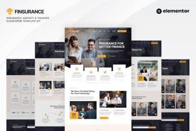 Finsurance - Insurance Agency & Finance Template Kit