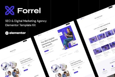 Forrel - SEO & Digital Marketing Agency Elementor Template Kit