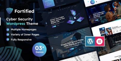 Fortified IT & Cyber Security WordPress Theme