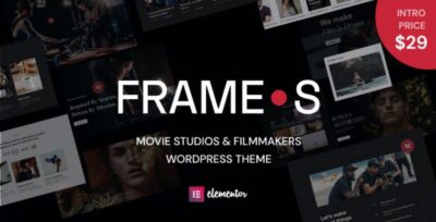 Frames – Movie Studio & Filmmaker WordPress theme