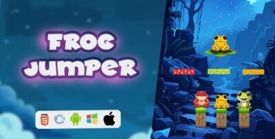 Frog Jumper - HTML5 Game (Construct 3)