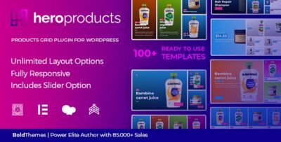 Hero Products - Product Grid Plugin for WooCommerce