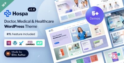 Hospa - Medical Clinic & Hospital Elementor WordPress Theme v1.4