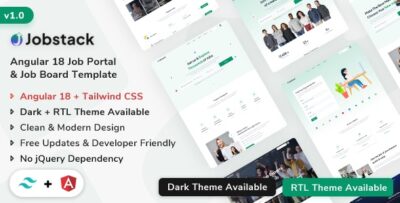 Jobstack - Angular 18 Job Portal & Job Board Template