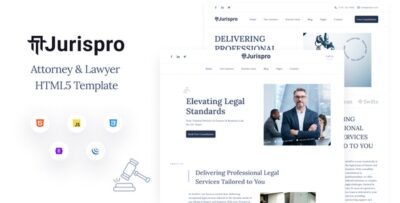 Jurispro Lawyer Law Firm HTML Template