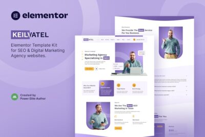 Keilvatel – SEO & Digital Marketing Agency Elementor Template Kit