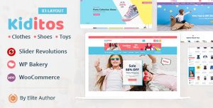 Kiditos – Baby and Kids Multi Store WooCommerce Theme v2.1