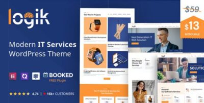 Logik IT Solutions & Technology WordPress Theme v1.2.0