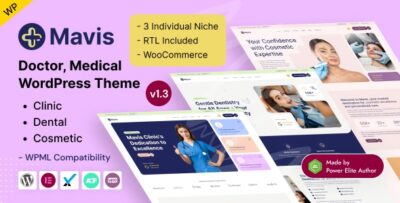 Mavis - Doctor & Medical Clinic Elementor WordPress Theme