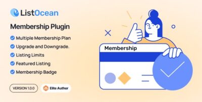 Membership Plugin - Listocean Classified Ads Listing Marketplace Platform