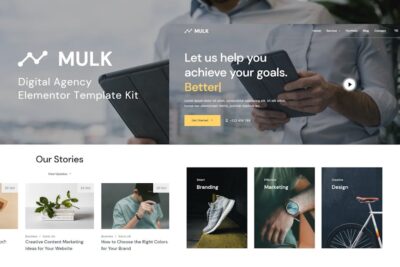 Mulk - Digital Agency Elementor Template Kit