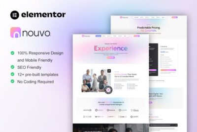 Nouvo - Digital Marketing Agency Elementor Pro Template Kit