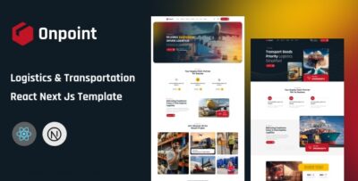 Onpoint - Logistics and Transportation React Next Js Template