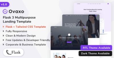 Ovaxo - Flask Multipurpose Business Template