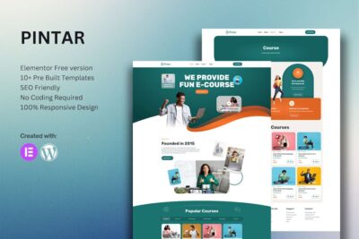 Pintar - Online Courses Elementor Template Kit