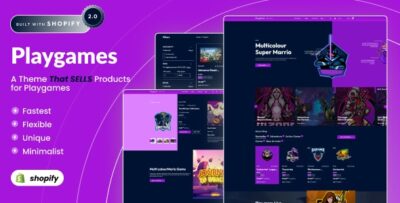 Playgames - Esports & Gaming Store Theme for Shopify 2.0