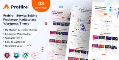 Prohire - Service Selling Marketplace WordPress