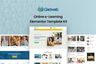 Qadwab - Online e-Learning Elementor Template Kit