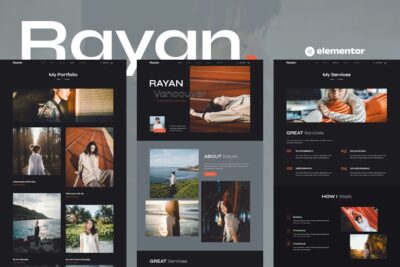 Rayan - Photography & Portfolio Elementor Template Kit