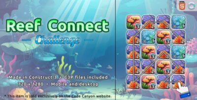 Reef Connect Challenge - HTML5 Casual game