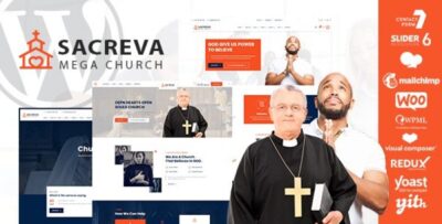 Sacreva – Church WordPress Theme v2.0.3