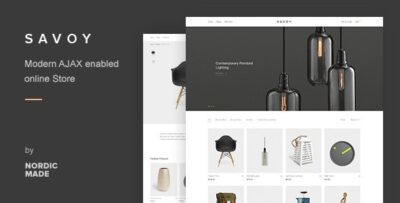 Savoy - Minimalist AJAX WooCommerce Theme v2.9.6