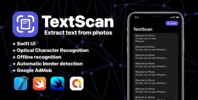 TextScan OCR SwiftUI App - Extract text from documents