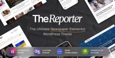 The Reporter - Newspaper Editorial WordPress Theme v1.0.11